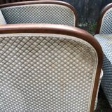 Duo de fauteuils club vintage