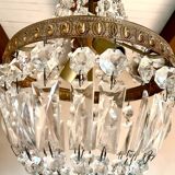 Balloon chandelier with tassels