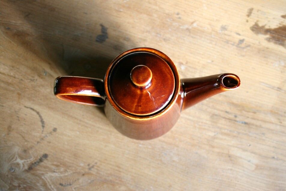 Vintage ceramic bistro teapot