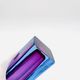 Murano Sommerso Vase Blue Purple Mandruzzato 20th Century - 27cm 3kg