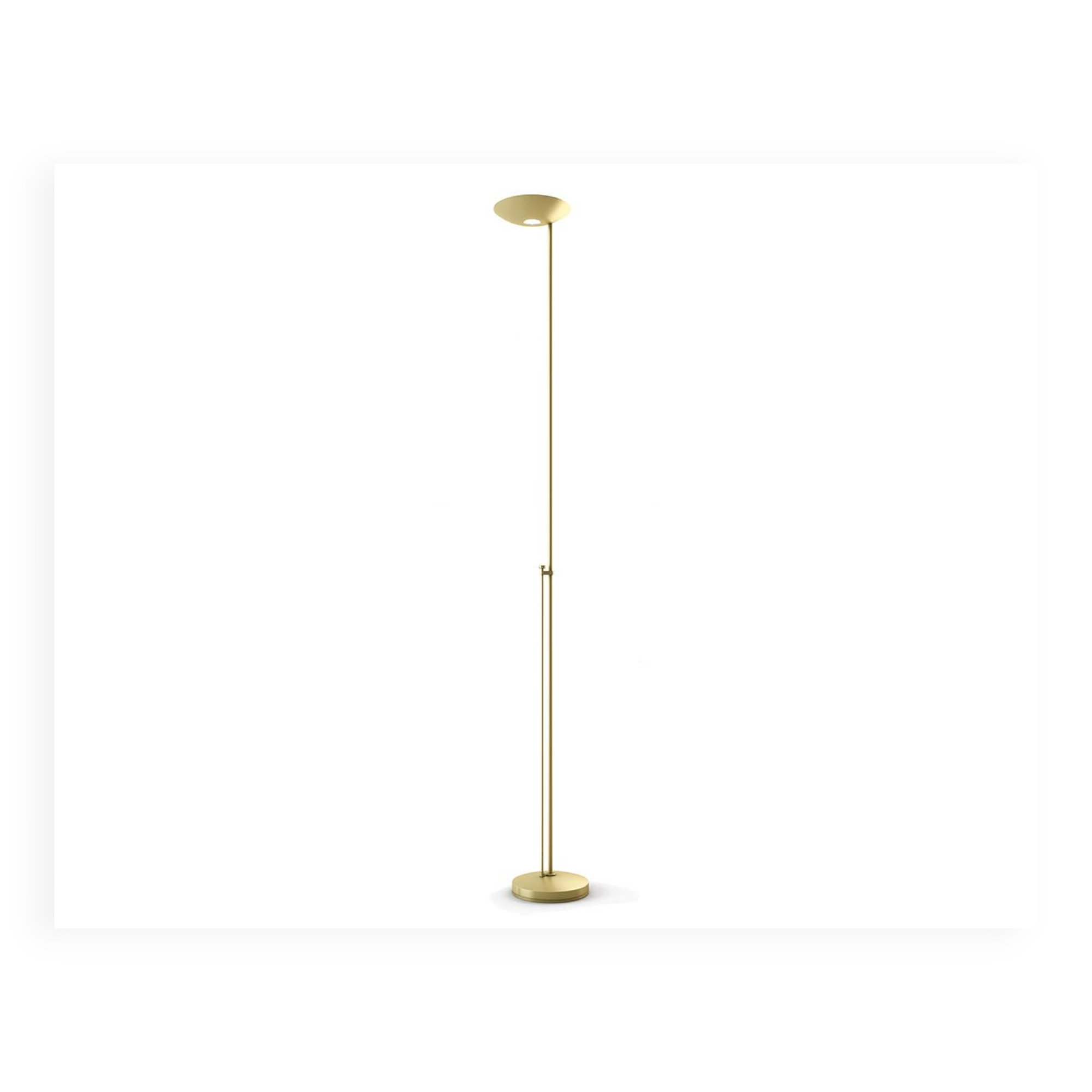 Estiluz Icon Gold halogen floor lamp