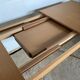 Scandinavian extendable table in light oak and teak 166/202/238x89cm vintage an50