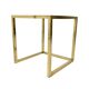 1970s Postmodern Nesting Tables by Romeo Rega, Brass, Glass and Steel