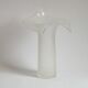 Orchid vase in milky Murano glass by Base2, Italy 1970
