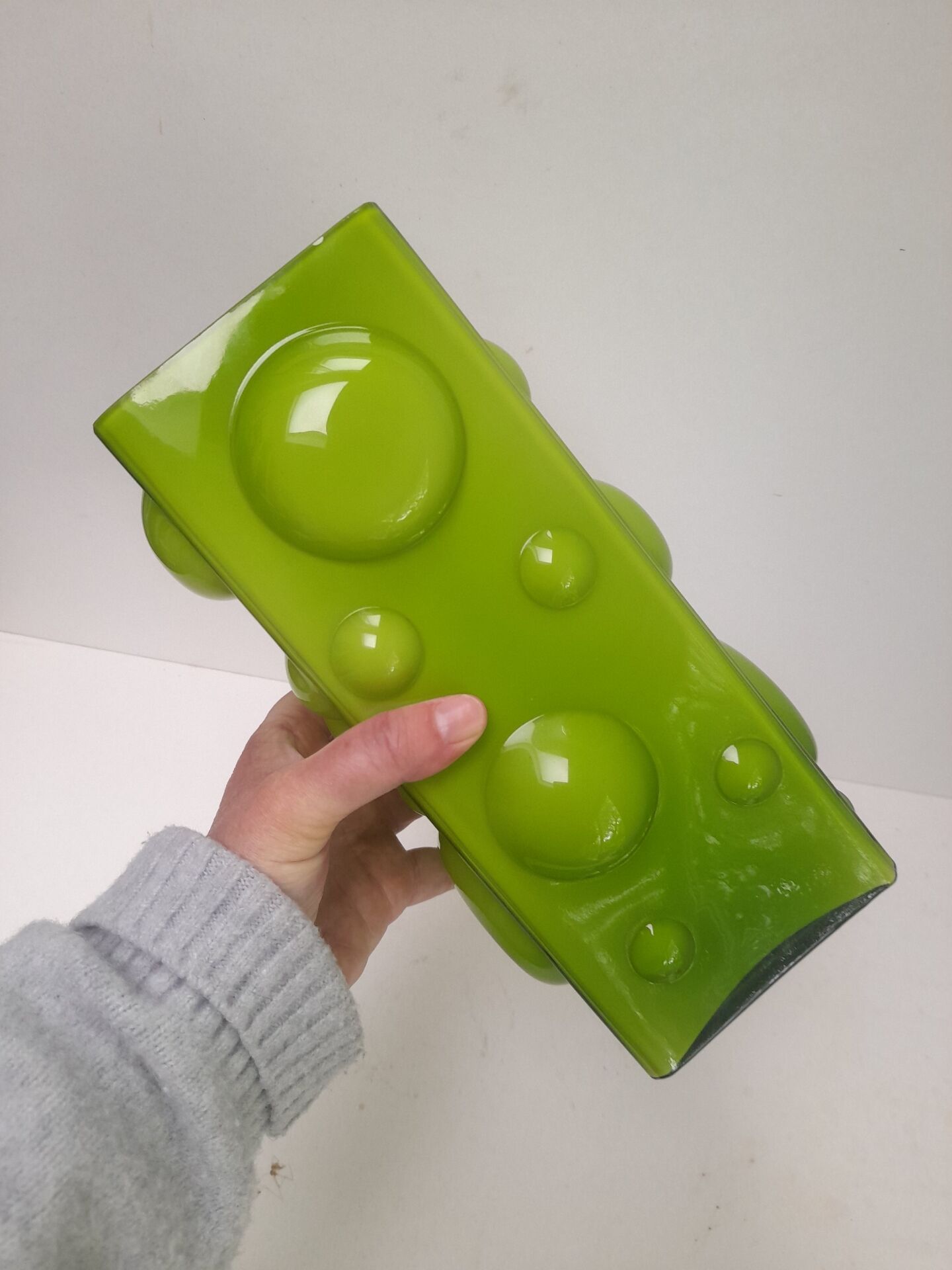 Bubble vase green space age Illums Bolighus 70s