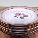 7 Niderviller stoneware flat plates