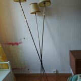 Lampadaire design en laiton 3 feux Arlus