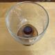 Set of 6 luminarc stemmed glasses transparent & amber vintage #e00