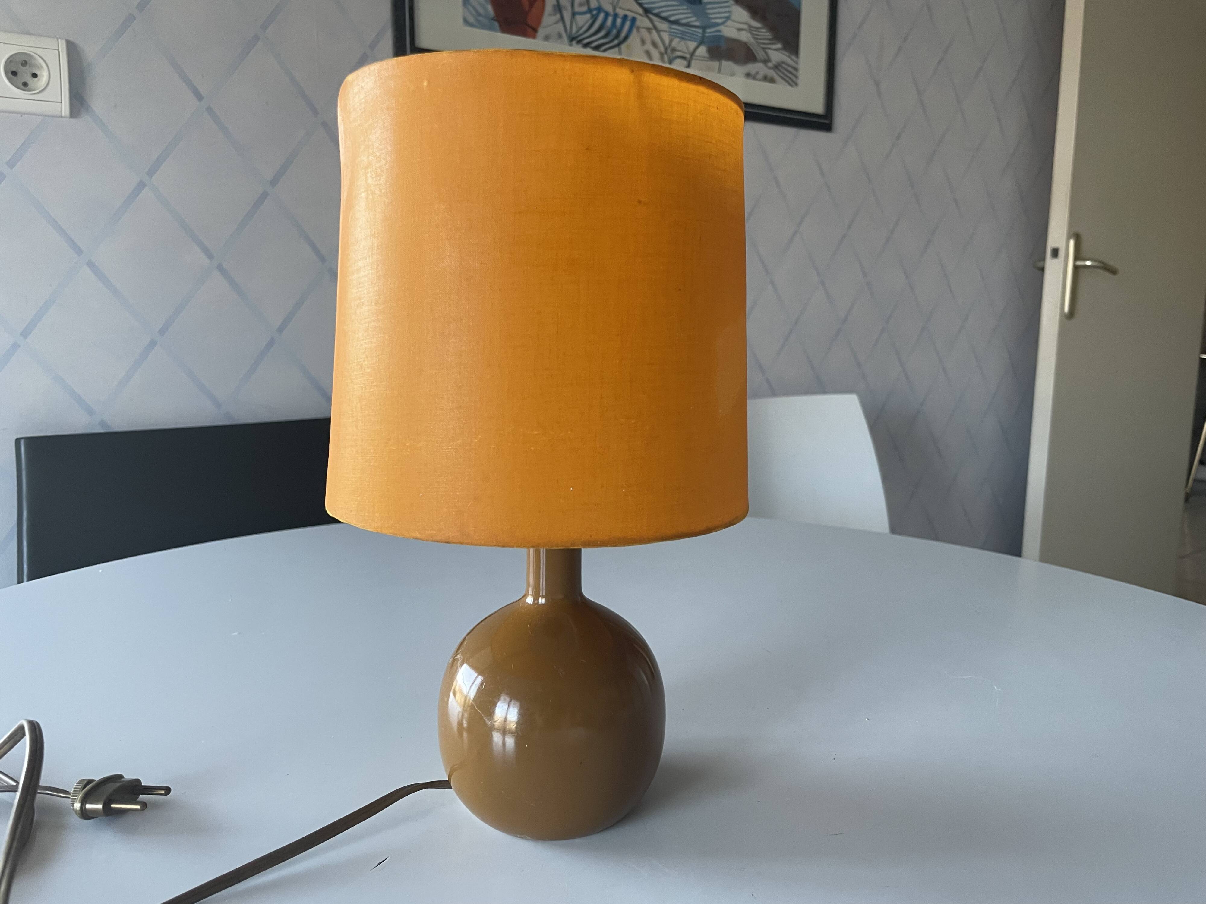 60s ceramic lamp