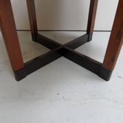 Table basse en chêne art déco