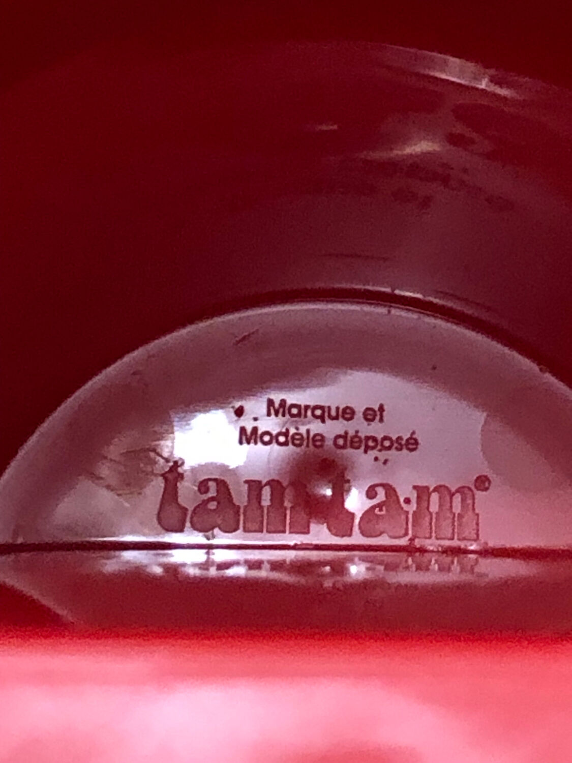 Red Tam Tam stool – official reissue – iconic design