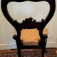 Pair of napoleon iii mahogany chairs