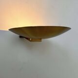 Vintage wall light with dimmer, brass, France 1980