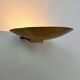 Vintage wall light with dimmer, brass, France 1980