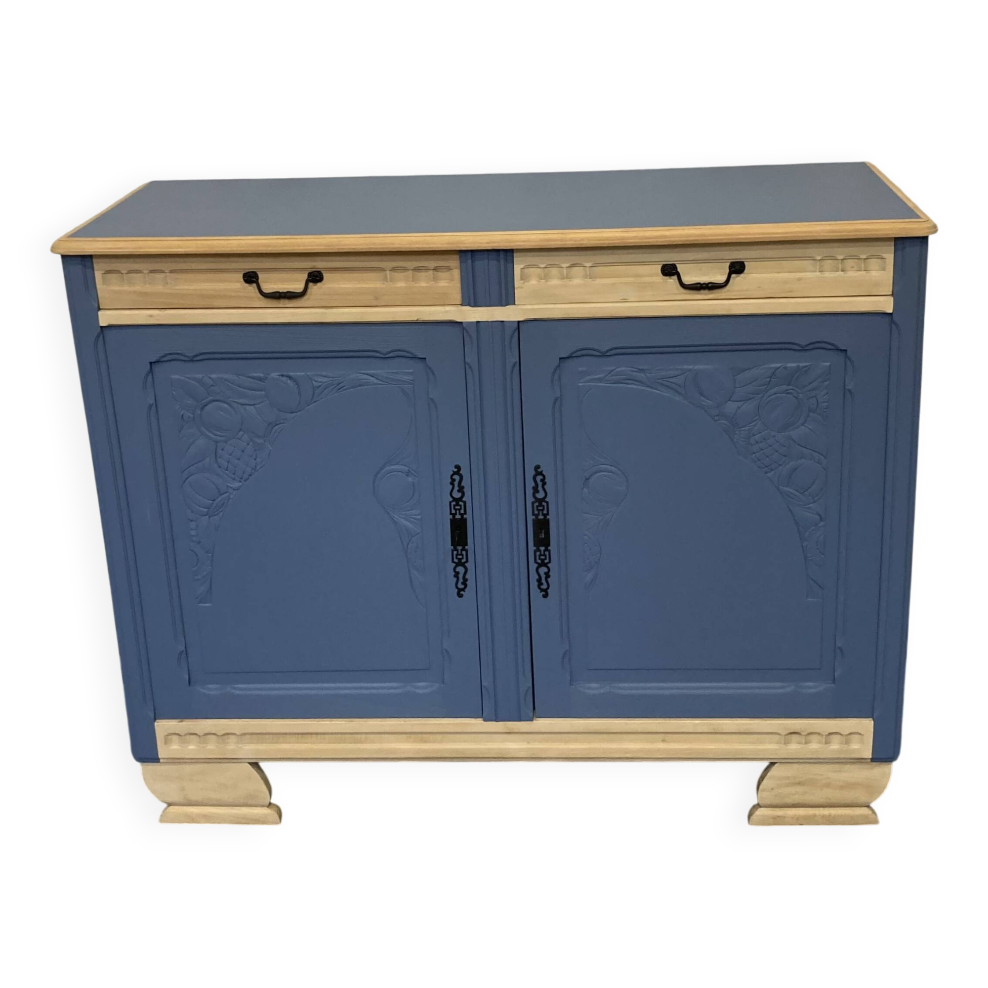 Art Deco wooden sideboard with a makeover