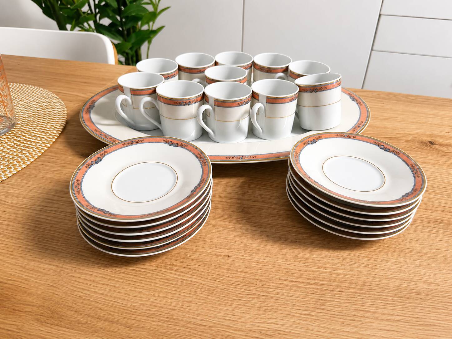 Complete service in Limoges porcelain