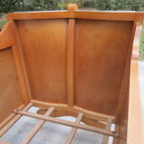 Child bed wood shape bow of boat