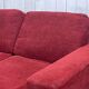 Modern fabric sofa with chrome legs