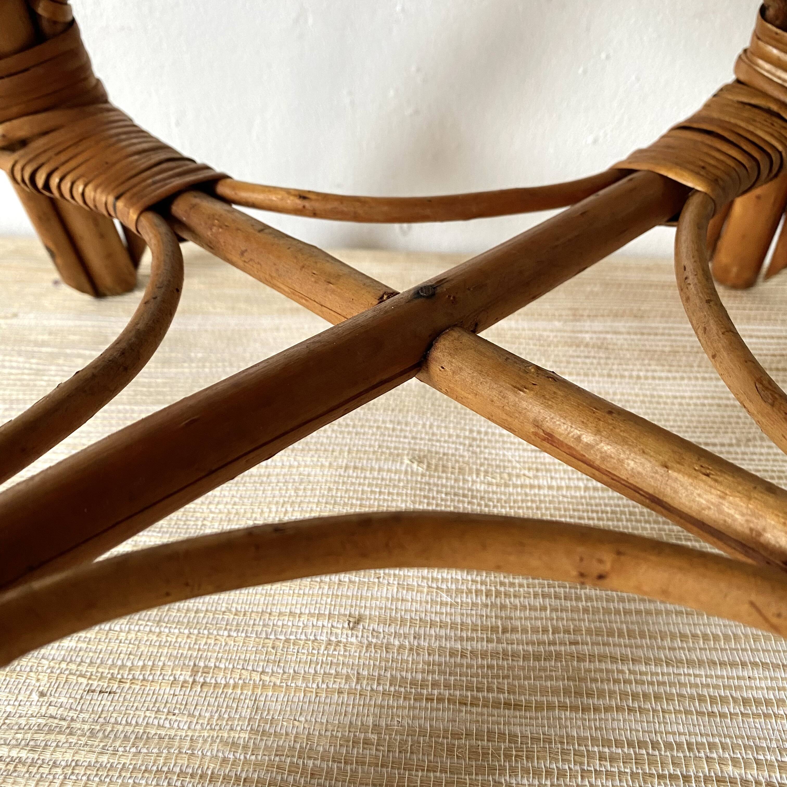 Rattan armchair for children