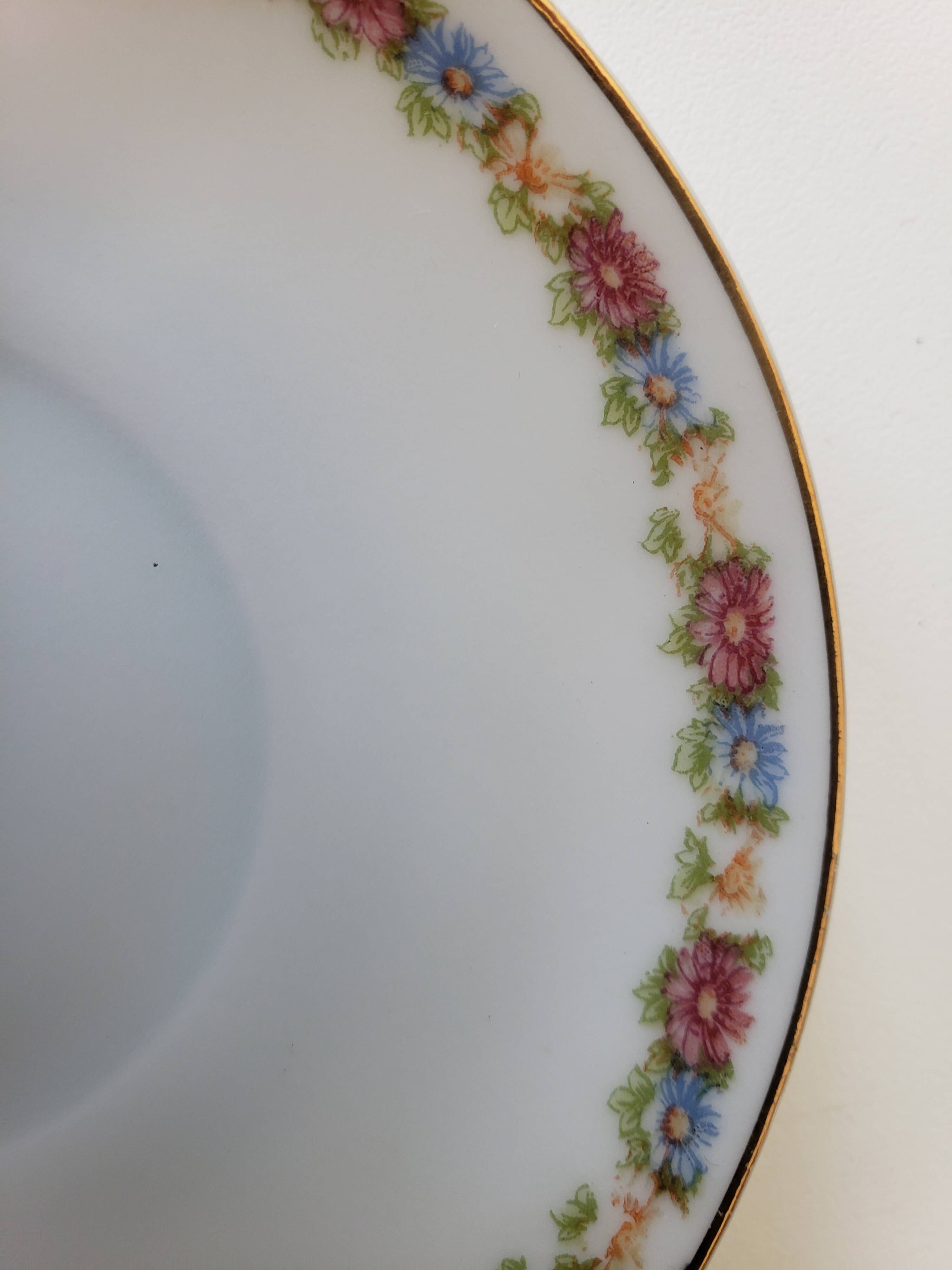 Set of 6 porcelain coffee cups