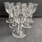 6 Baccarat Clermont liqueur glasses