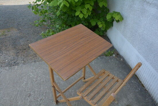 Vintage folding child desk