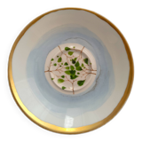 Limoges porcelain bowl from the a. raynaud factory - verdures collection - christian tortu