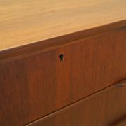 Teak chest of drawers, Danish design, 1970s, made in Denmark
