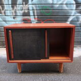 Sideboard 1960s black and teak