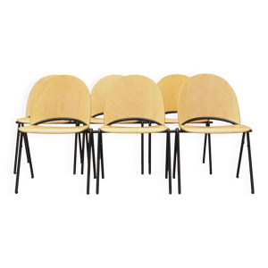 Ensemble de six chaises, - danemark