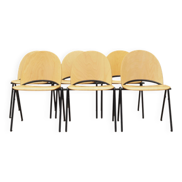 Set of six chairs, Danish design, 1970s, production: Denmark