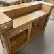 Wooden counter