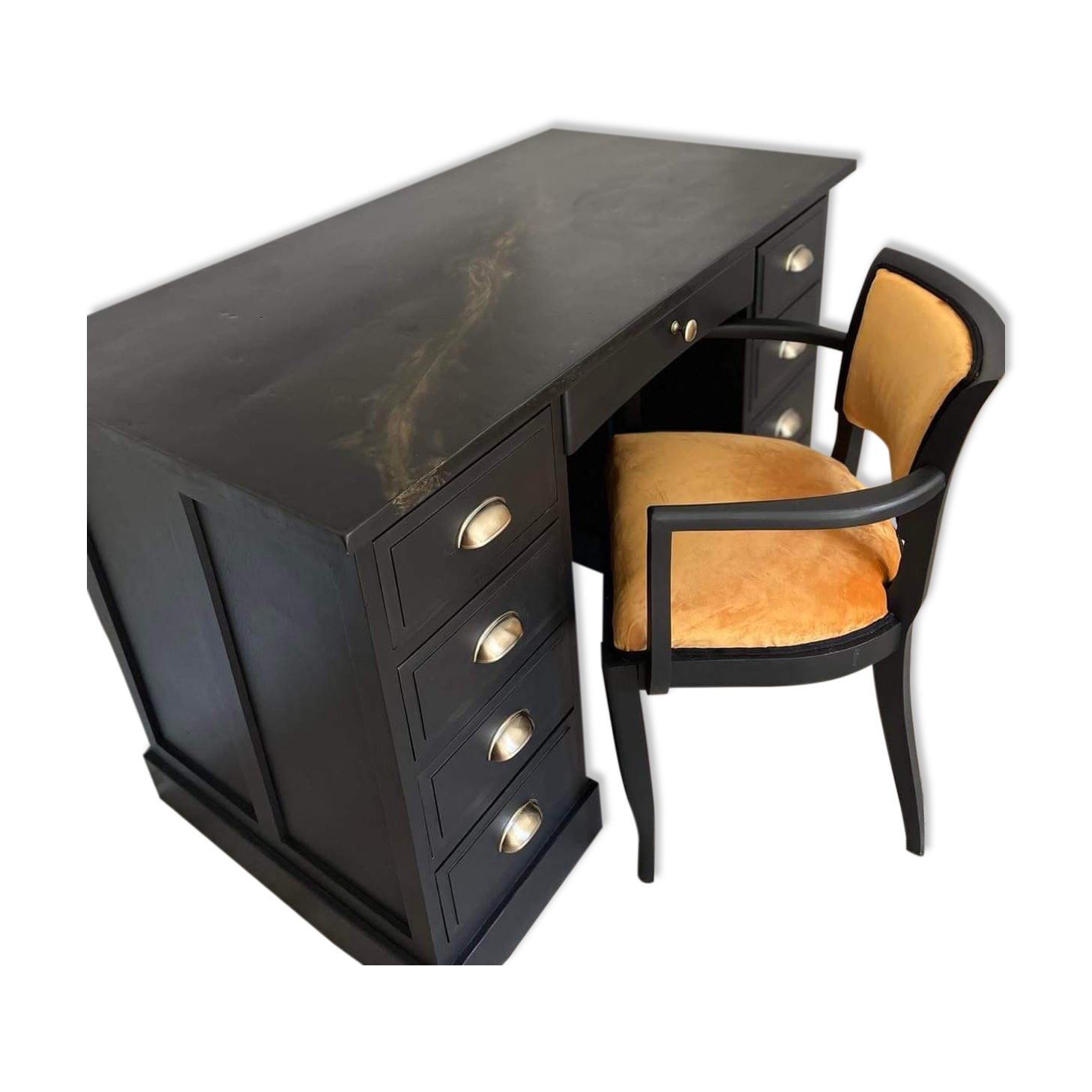 American desk and matching armchair