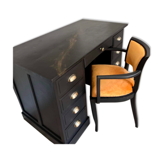 Bureau americain et fauteuil assorti