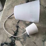 Opaline suspension and brushed steel
