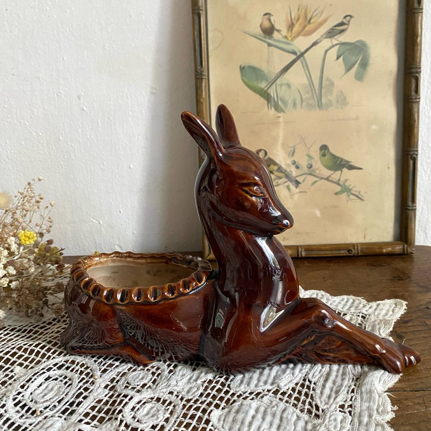 Ceramic deer from the 1950s-60s