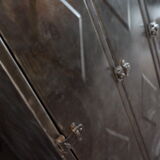 Industrial locker room three doors