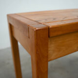 Solid elm desk by Roland Haeusler for Maison Regain