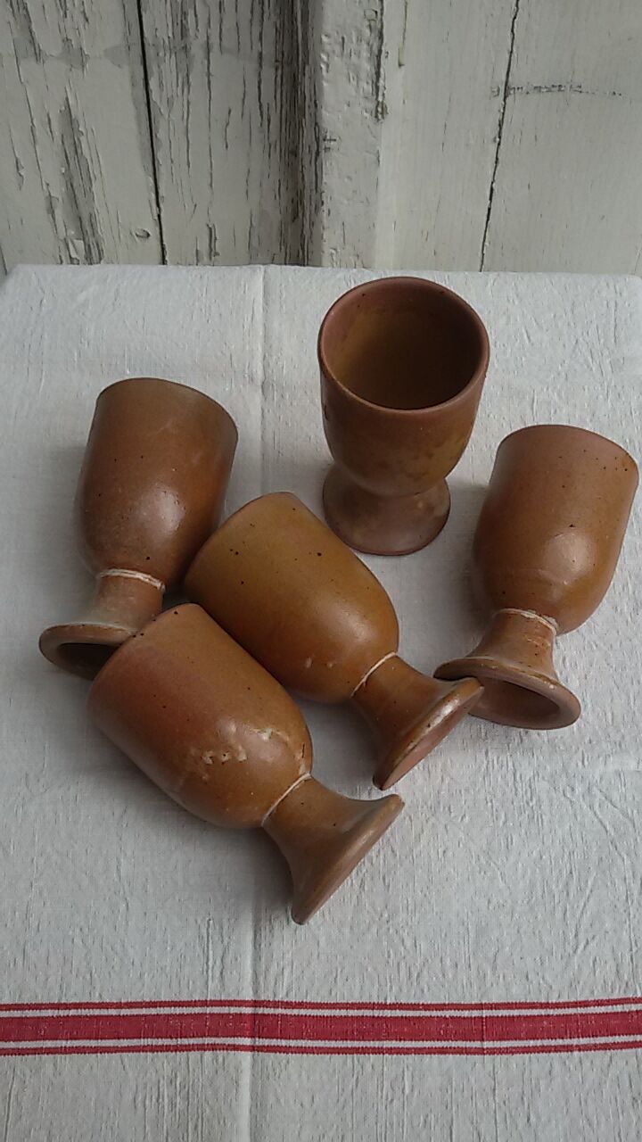 5 glasses mazagrans sandstone
