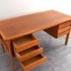 Mid-Century Danish Teak Desk, 1970s.