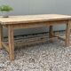 Table de ferme poncée 176 cm
