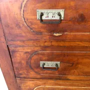 Antique Italian walnut chest of drawers dating to the late 19th centur