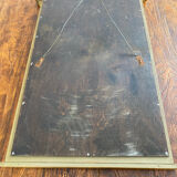 Empire style mirror with pediment