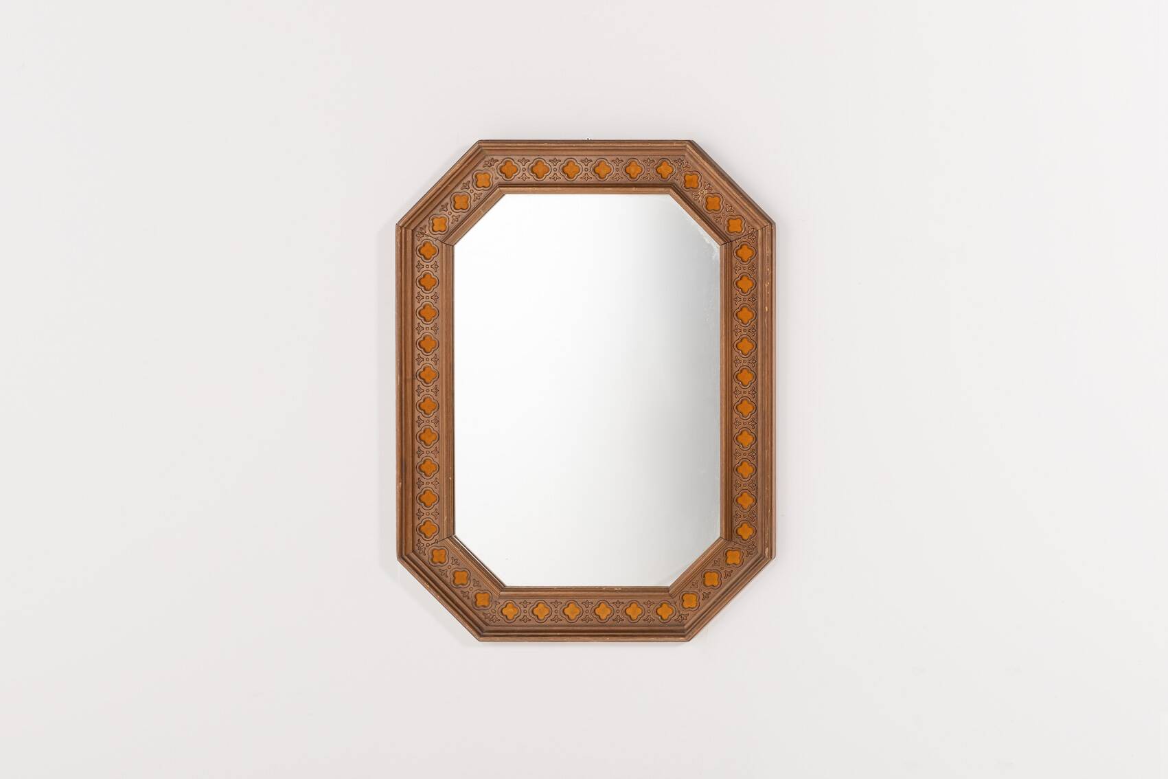 Mid-Century Octagonal Mirror, 1950’s Italy