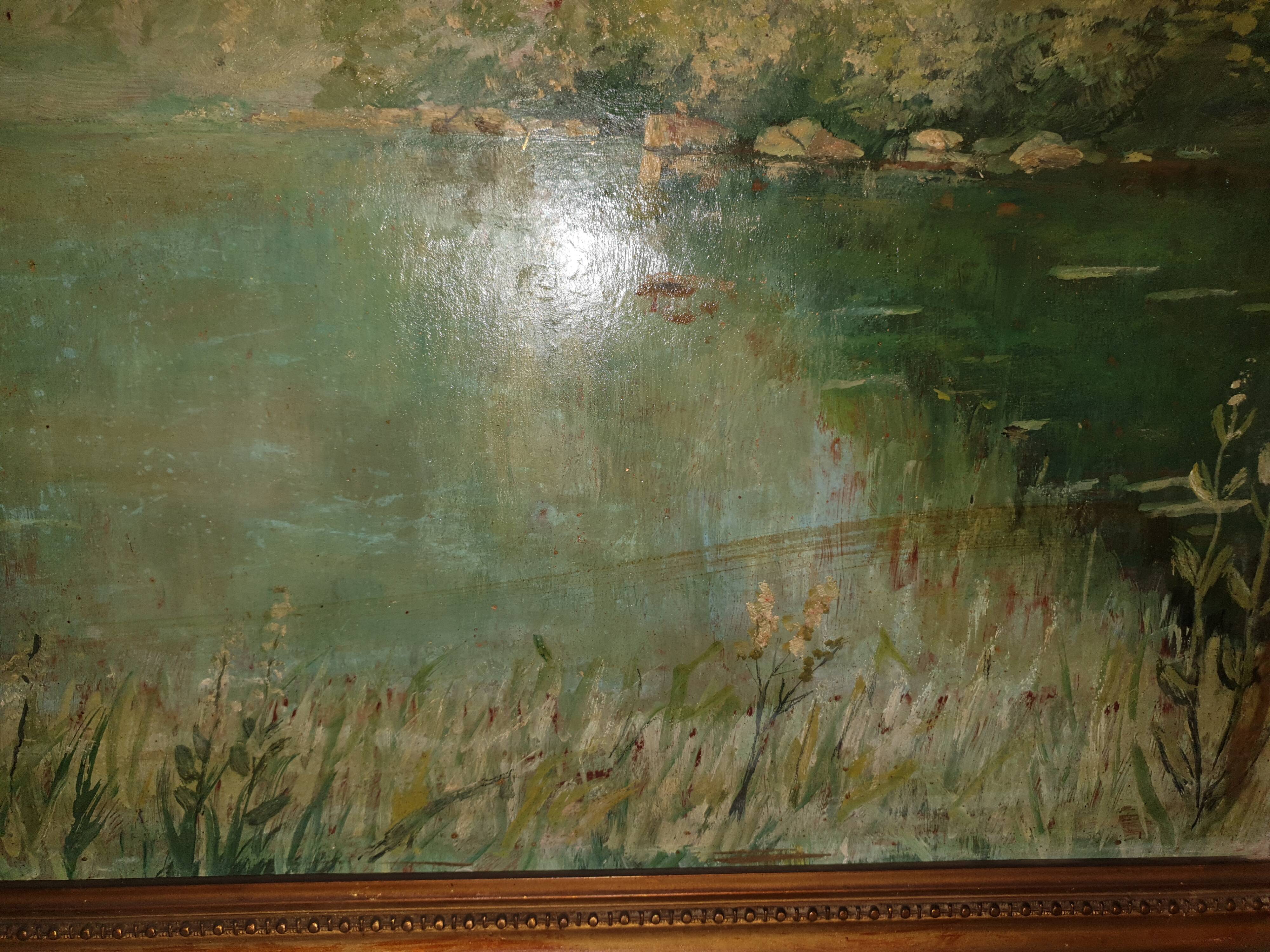 Oil on panel