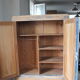 Meuble de rangement parisien bois brut