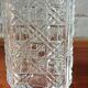 Vintage Clear Crystal Square Whiskey Decanter