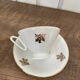 Bavarian porcelain coffee cup and saucer