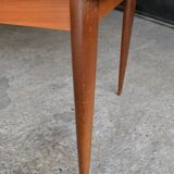 Scandinavian vintage teak extendable table