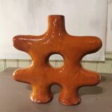 Moroccan ethnic ceramic vase